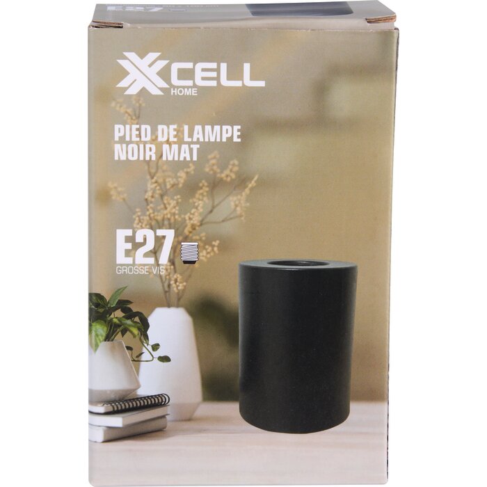 Pied de lampe – XXCELL - Noir – Culot E27 – Câble 1,5 m-4