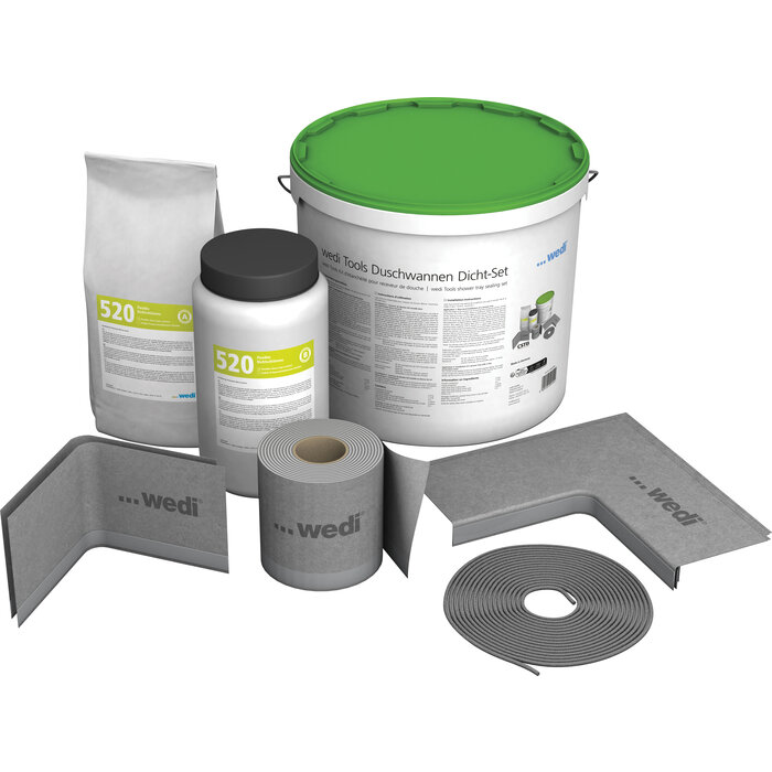 Kit d'étanchéité receveur de douche – WEDI – Tools 520 – résine, acrylique, céramique-1
