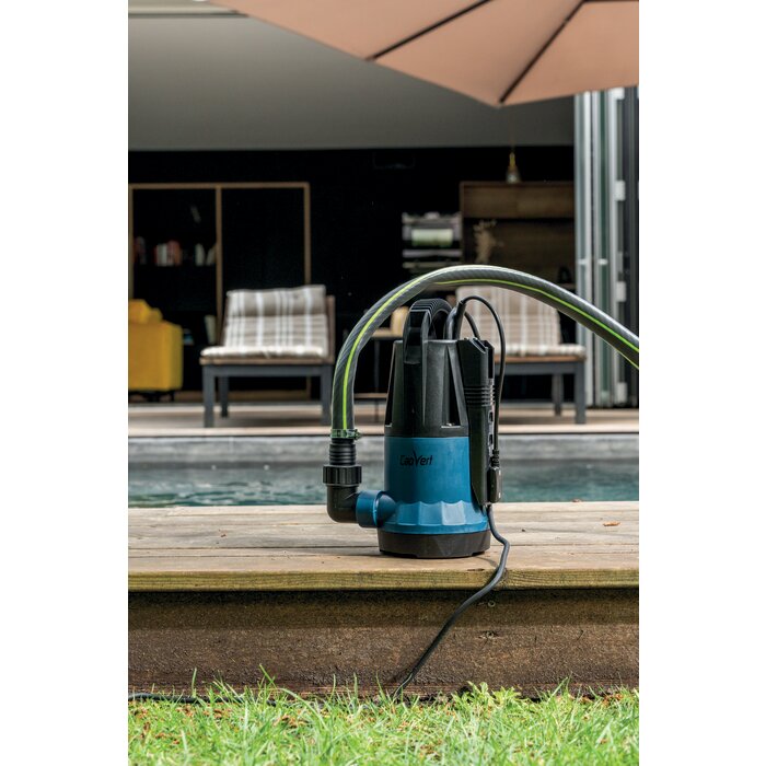 Pompe vide-cave eau claire - EC754 - Capvert - Flotteur intégré - 750 W - 13 m³/h-15