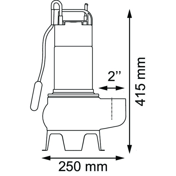 Pompe de relevage - PR21/12 - Capvert - 750 W - 21m³/h-1