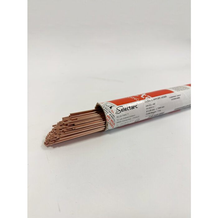 Baguettes métal d’apport acier cuivré - SELECTARC - 5 kg-1