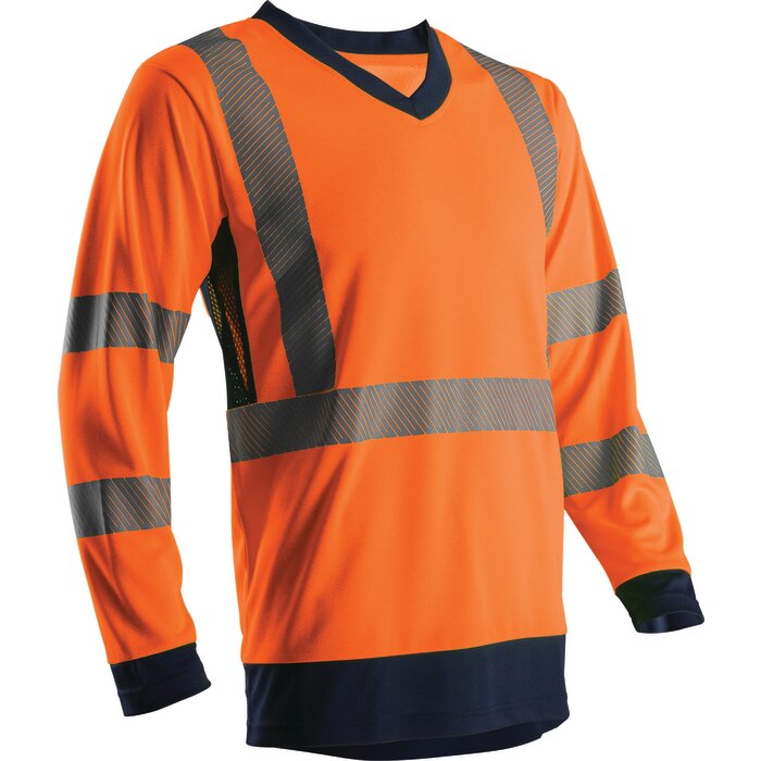 T-shirt haute visibilité manches longues – COVERGUARD – SUNO II – EN ISO 20471