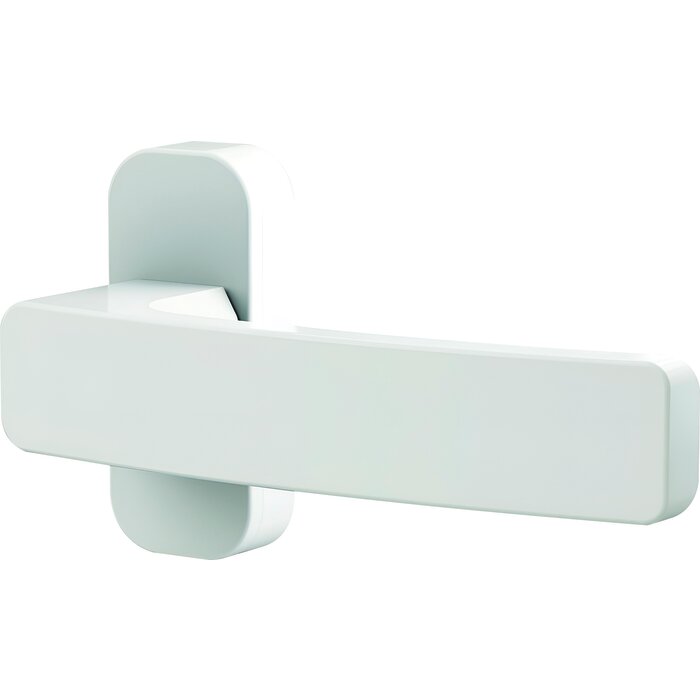 Ensemble poignée et rosace - VACHETTE -  Quad - Blanc - L. 127 mm