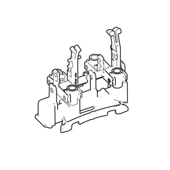 Levier de commande – SIDER – Montage façade ou dessus – Pour réservoir WC -1