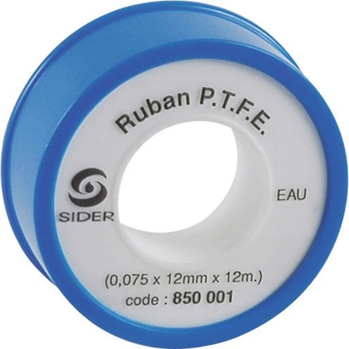 Lot de 4+1 Ruban PTFE - 12 m - 12 x 0,075 mm-1