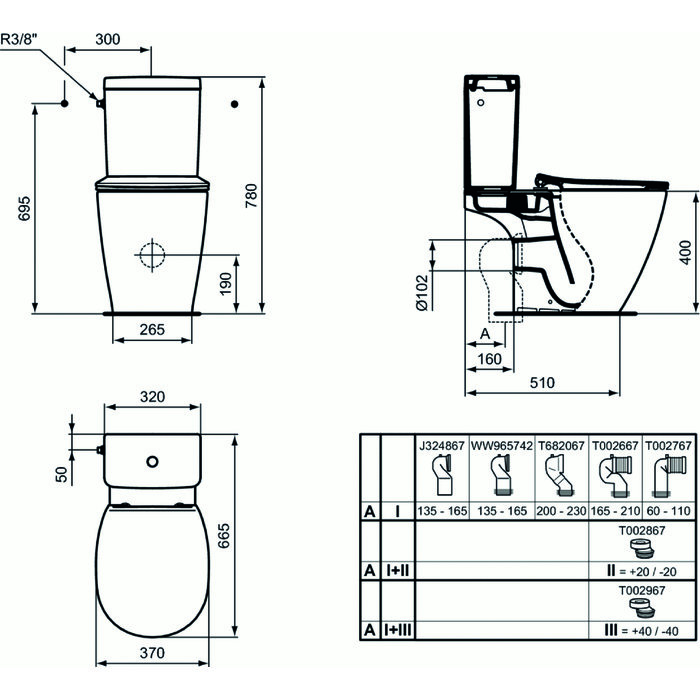 Pack WC - Aquablade - PORCHER - Réservoir 3/6 L-1