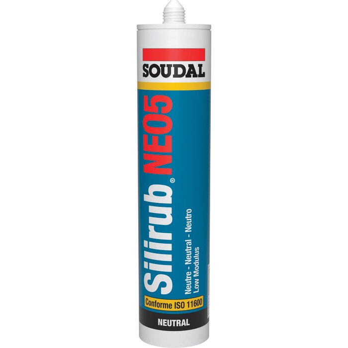 Mastic silicone neutre – SOUDAL – Silirub NEO5 – 300 mL-1