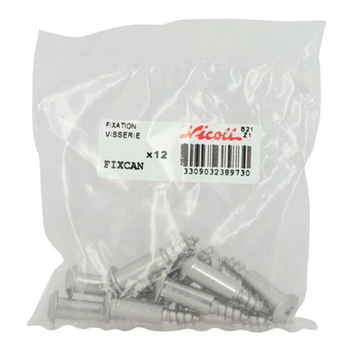 Vis de fixation – NICOLL – Inox 316 – Pour grille de caniveau - Sachet de 12-2