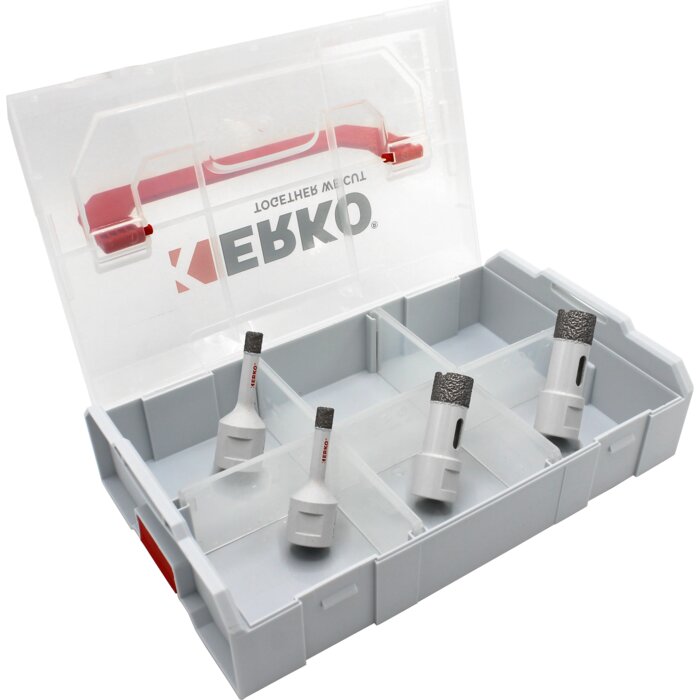 Coffret trépans diamant pour montage sur meuleuse -1