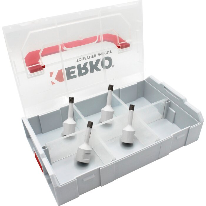 Coffret trépans diamant 6-8 mm