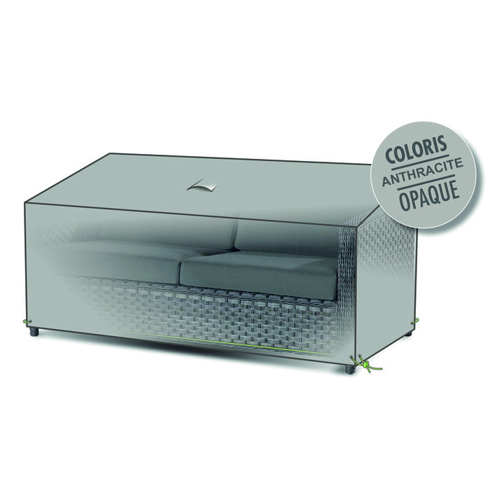 Housse Cover'air Jardiline pour canapé 2 places - 145 x 85 x H.70 cm-1