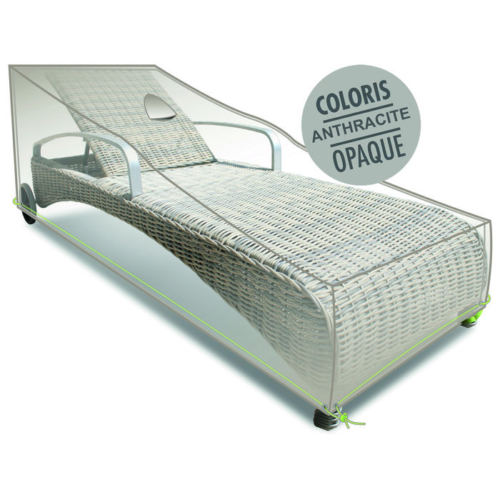 Housse Cover'air Jardiline pour bain de soleil - 200 x 70 x H.60/30 cm-1
