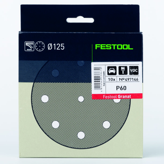 Disque abrasif Granat STF - Diamètre 125 mm - Grain 60-4