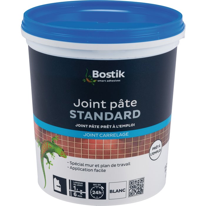Joint pâte carrelage - BOSTIK- Pâte blanche - Seau 1,5 kg-1
