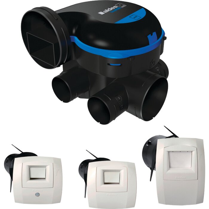 Groupe VMC simple flux hygroréglable – ALDES – EasyHOME HYGRO Classic – Combles-1