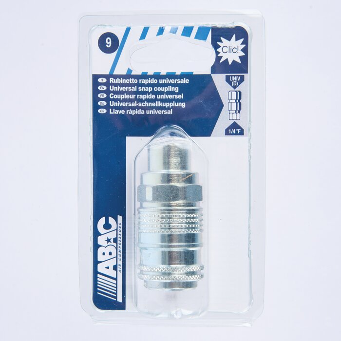 Coupleur rapide multiprofils 1/4" F – ABAC – Profil universel UNIV (D)-4