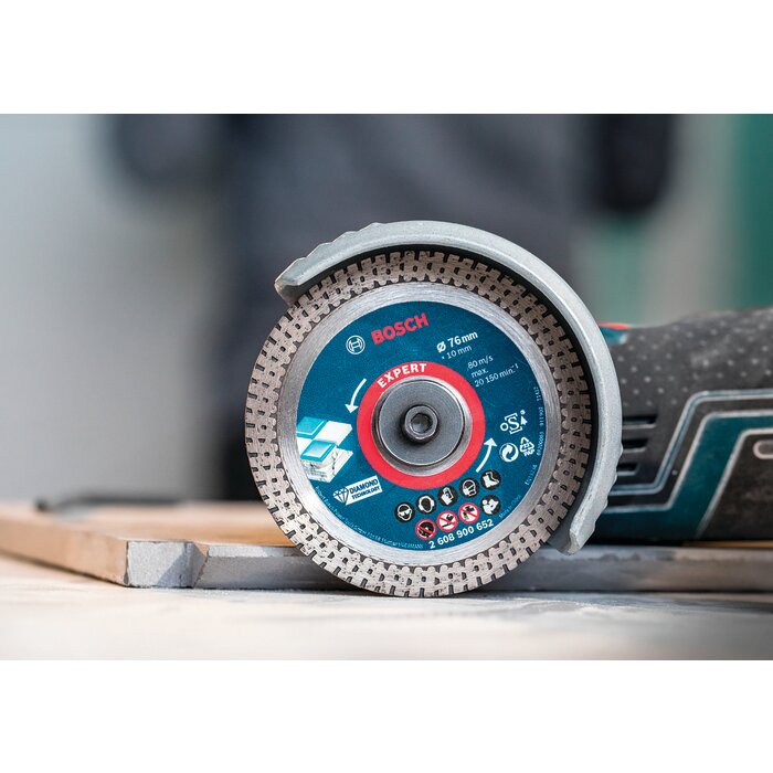 Disque à tronçonner - BOSCH - Diamanté - Ø 76 mm-3