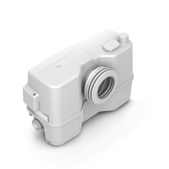 Broyeur WC – GRUNDFOS – Sololift2 WC-3 – Relevage eaux usées WC avec 3 entrées supplémentaires-1