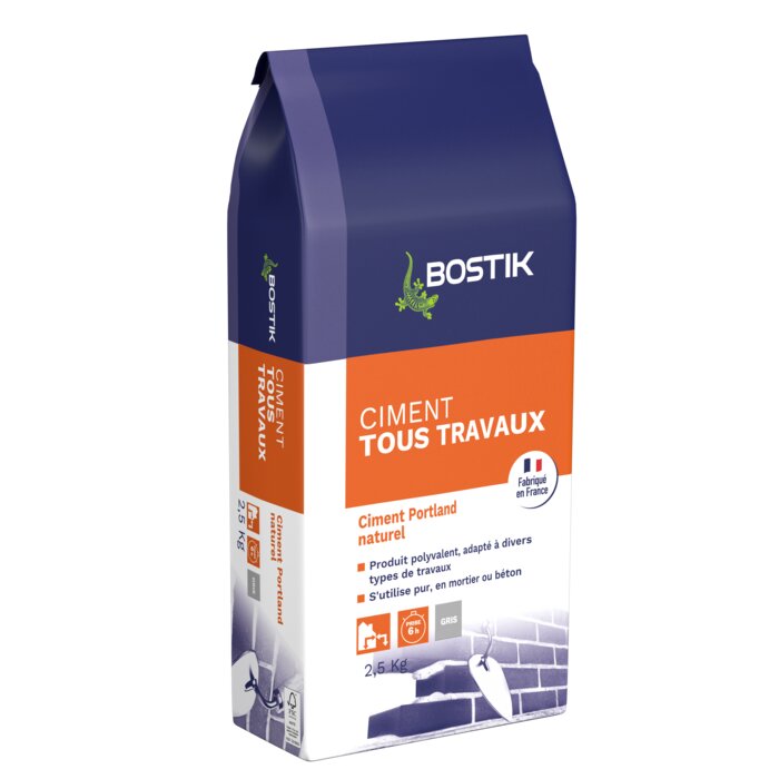 Ciment tous travaux - Bostik - Gris-2