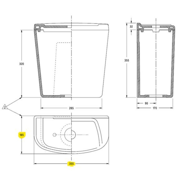 Pack WC - Essentiel - SIDER - 3/6 L-2
