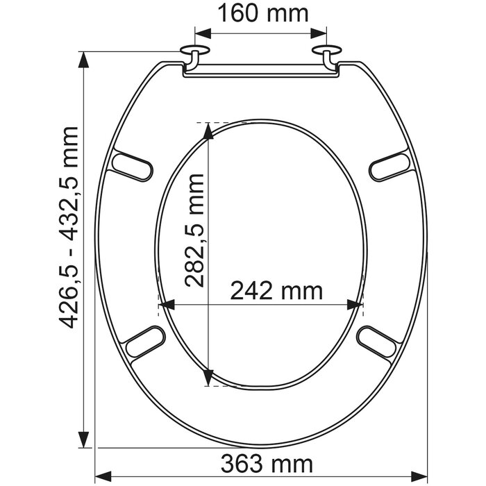 Abattant WC - SIDER - Declipsable - Anti-bactérien-2