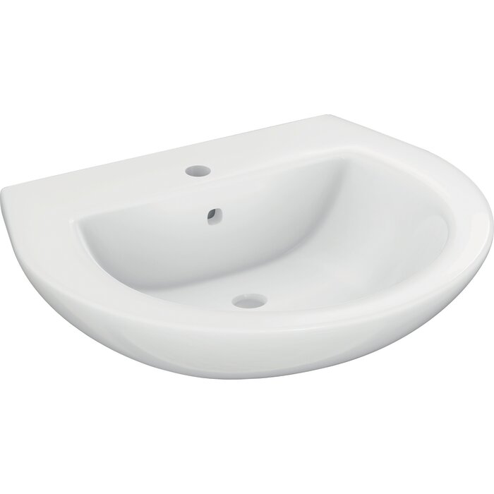 Lavabo blanc - SIDER - Avec trop-plein -1
