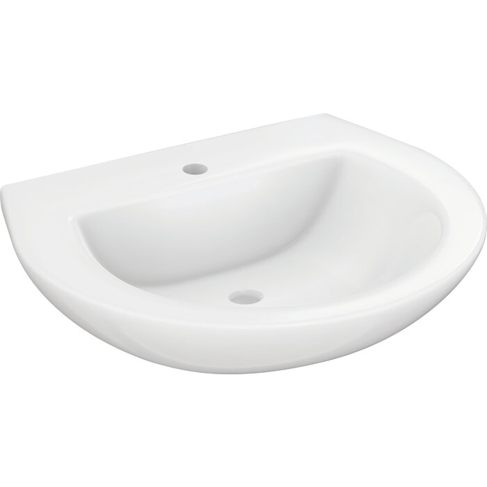 Lavabo blanc – SIDER - Sans trop-plein - l60 X L44,5 cm-1