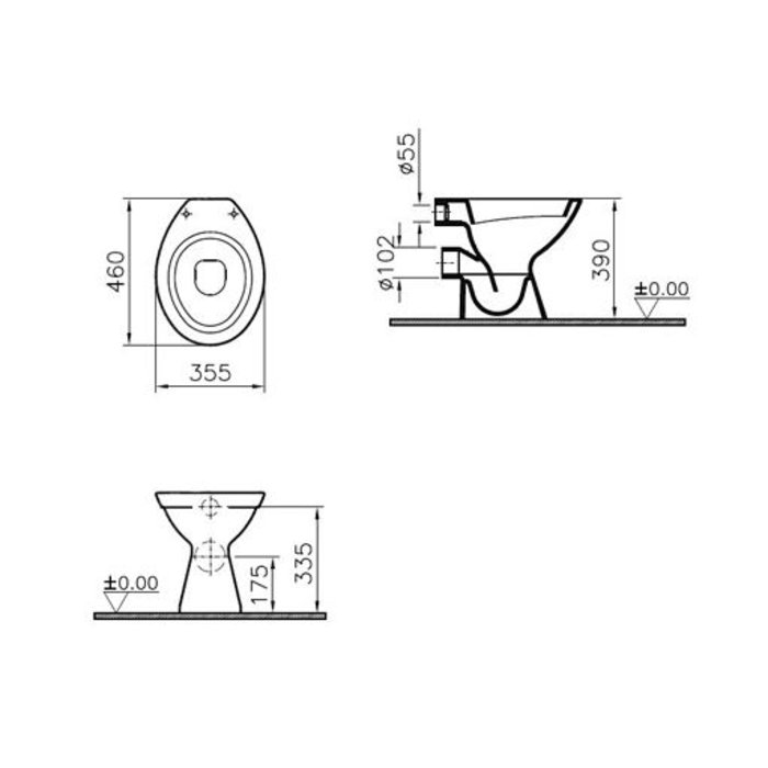 Pack WC - SIDER - Sortie horizontale - Réservoir 6/9 L-1