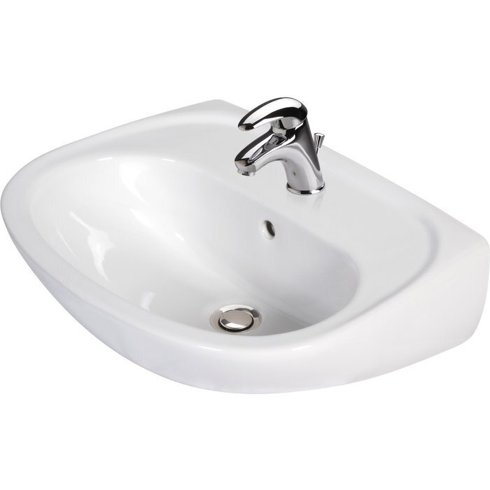 Pack lavabo complet – SIDER - 55 x 42 cm – Mitigeur CITY 2-1