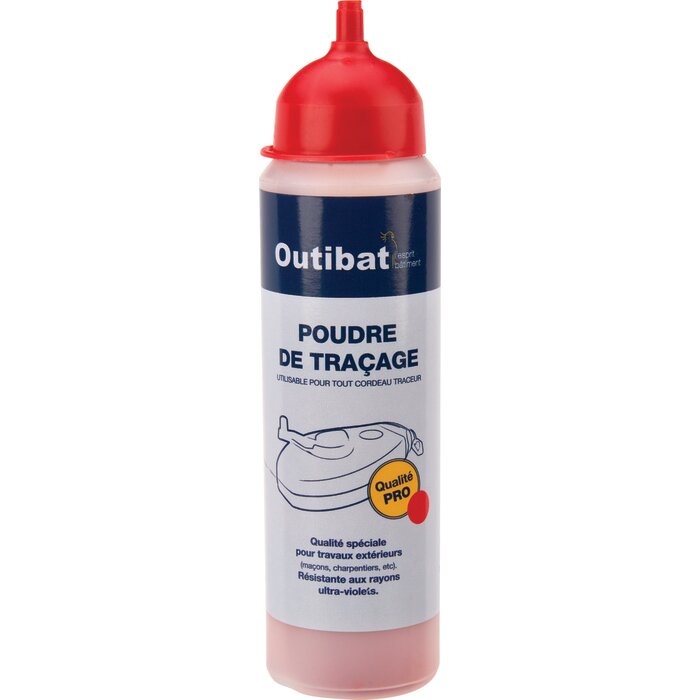 Biberon de poudre rouge - Outibat-2