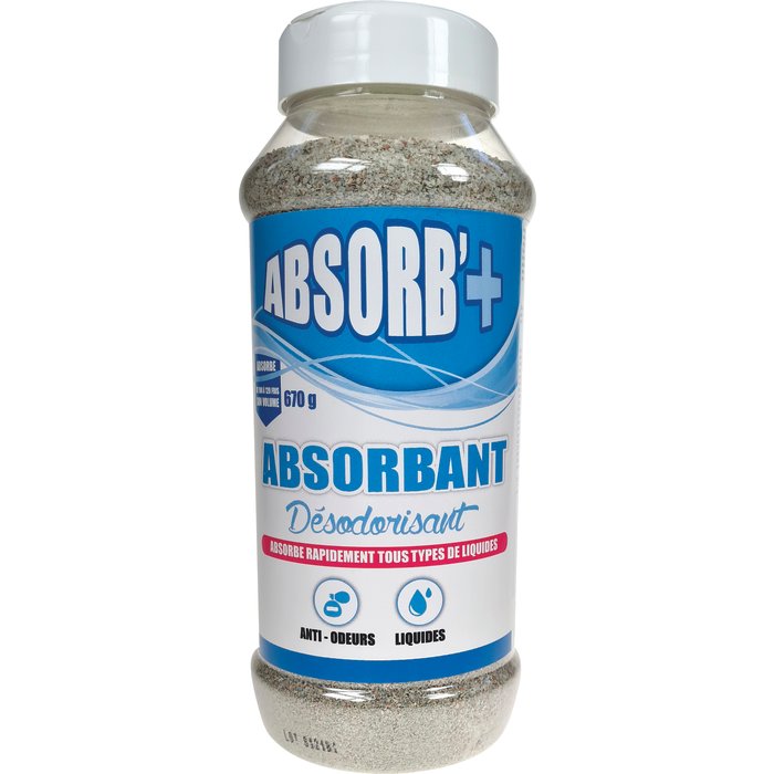 Absorbant désodorisant - Absorb+ - Manka - 670 g