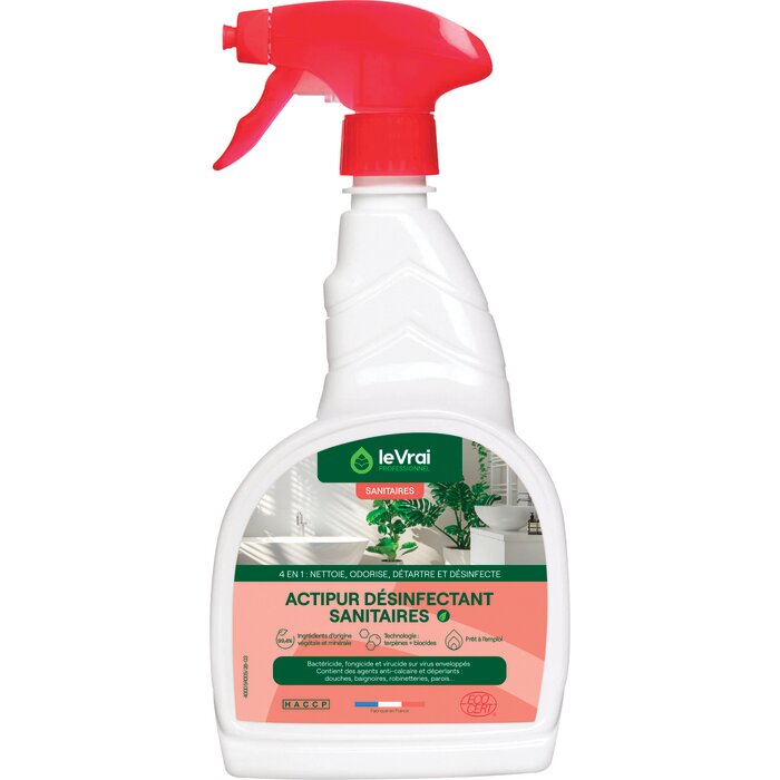 Nettoyant désinfectant sanitaires – LE VRAI PROFESSIONEL – Actipur – 750 ml-1