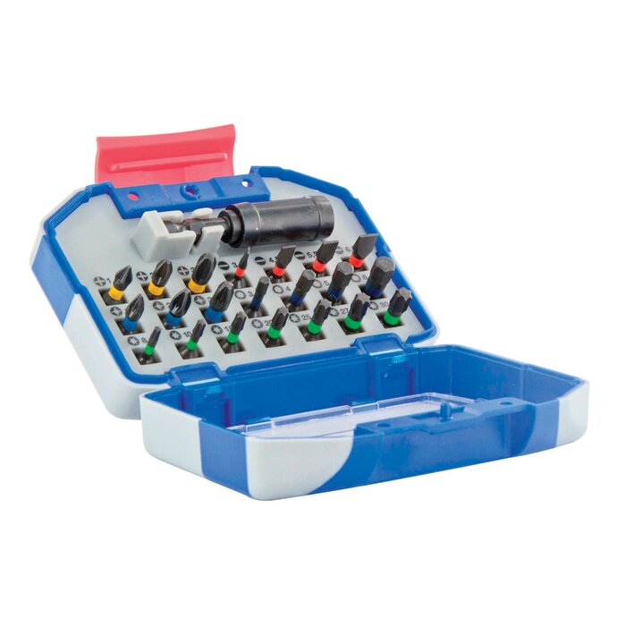 Coffret 22 embouts torsion impact – TIVOLY – Shock Series – PZ/PH/TX/Hexa – Coffret antichoc-3