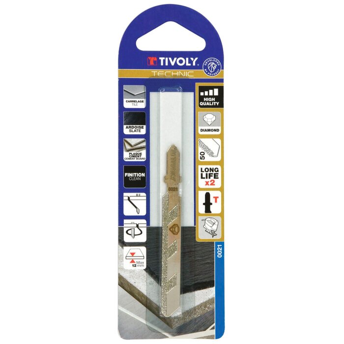 Lame de scie sauteuse diamant – TIVOLY - L. 150 mm-2