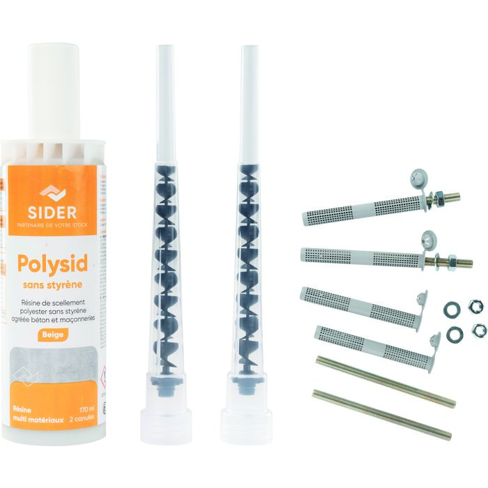 Kit de scellement chimique sans styrène - Polysid - Sider - 170 ml-6