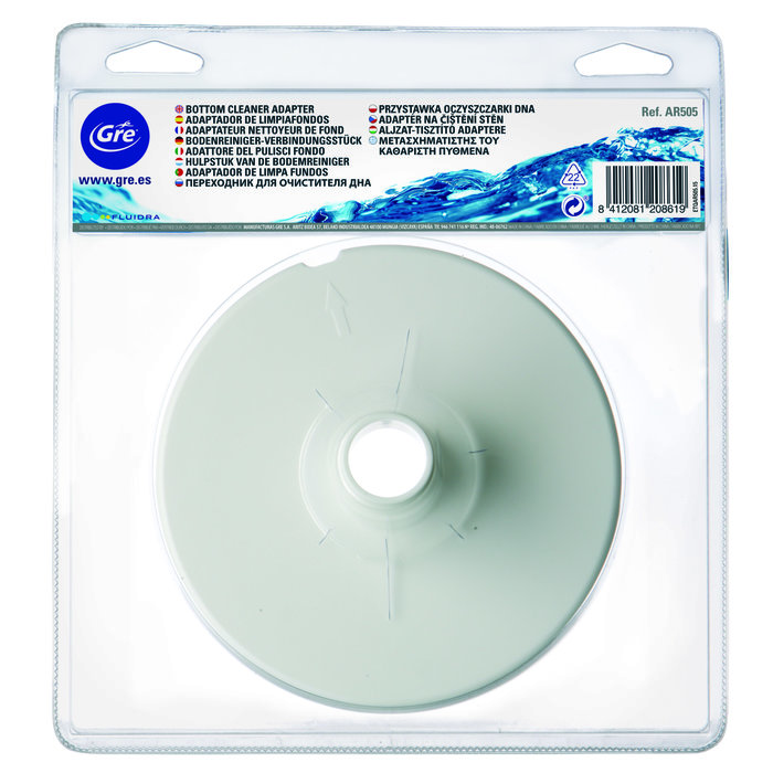 Adaptateur pour prise balai sur skimmer Gre - Ø 16 cm-1
