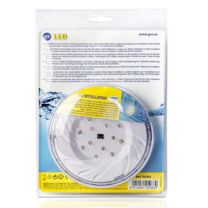 Projecteur LED pour piscine hors-sol Gre - Blanc-2