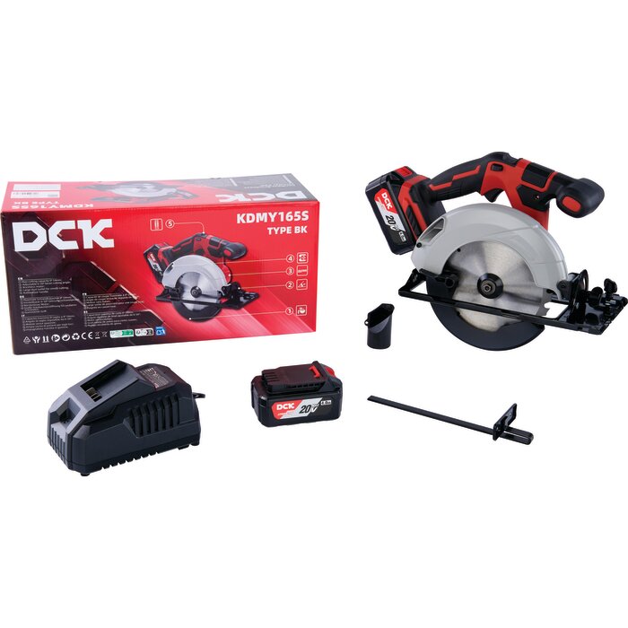 Scie circulaire sans fil - DCK - 20 V - Moteur Brushless - 165 mm-2