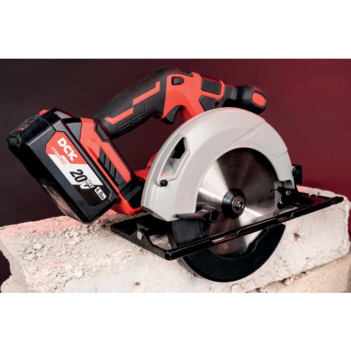 Scie circulaire sans fil - DCK - 20 V - Moteur Brushless - 165 mm-5