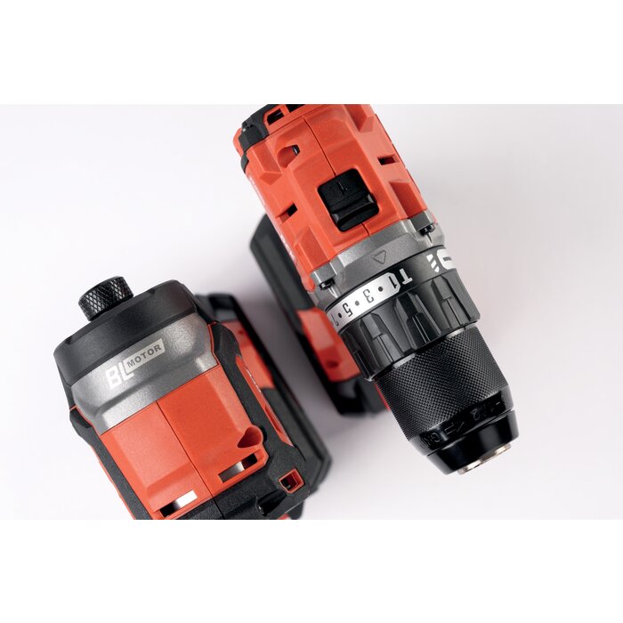 Kit perceuse-visseuse à percussion + visseuse à chocs – DCK – 20 V – 2 batteries 4,0 Ah-5