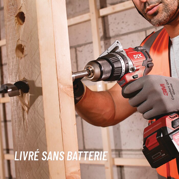 Perceuse visseuse à percussion sans fil - DCK - 20 V - Sans batterie-2