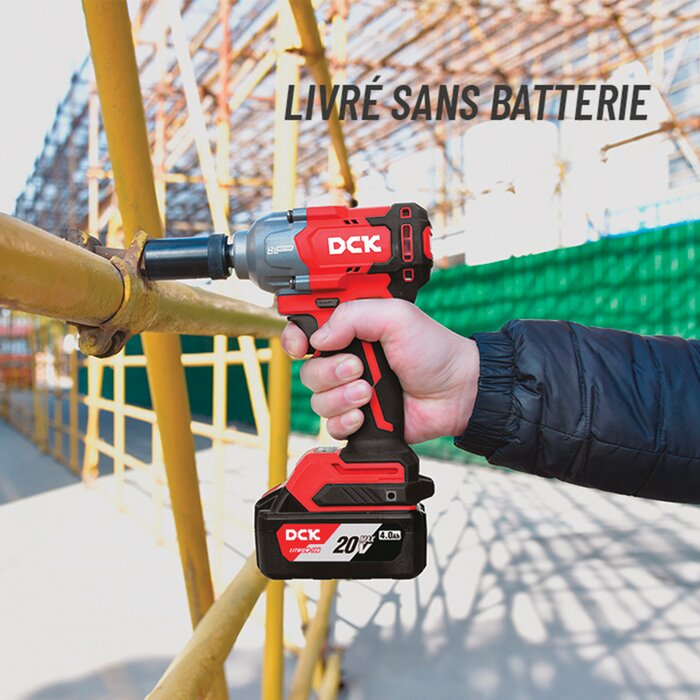 Boulonneuse à chocs sans fil - DCK - 20 V - Sans batterie-2