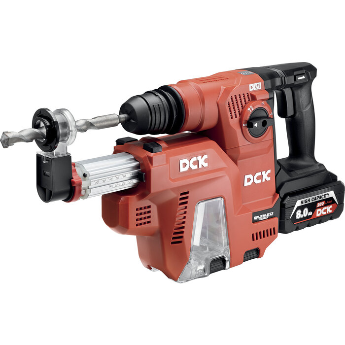 Kit perforateur burineur sans fil – DCK – 20 V – 2,8 J – Avec aspiration-1