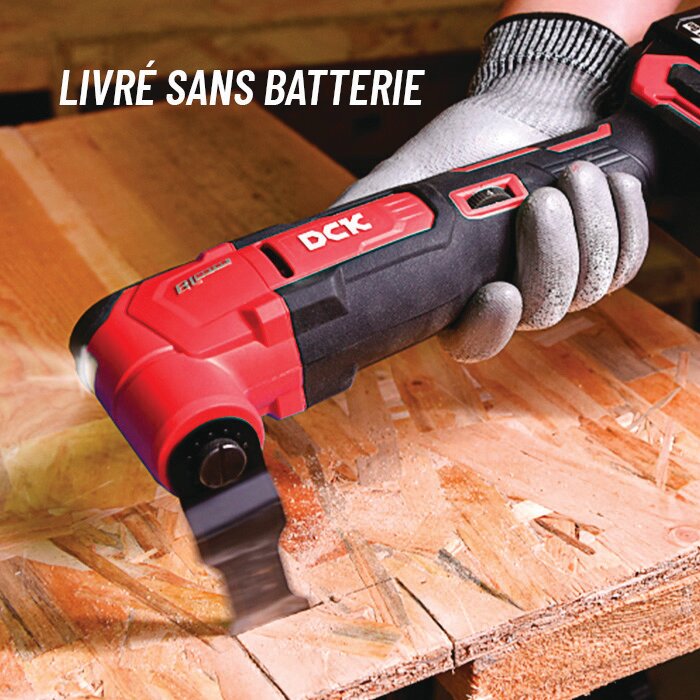 Outil multifonctions sans fil - DCK - 20 V - Sans batterie-2