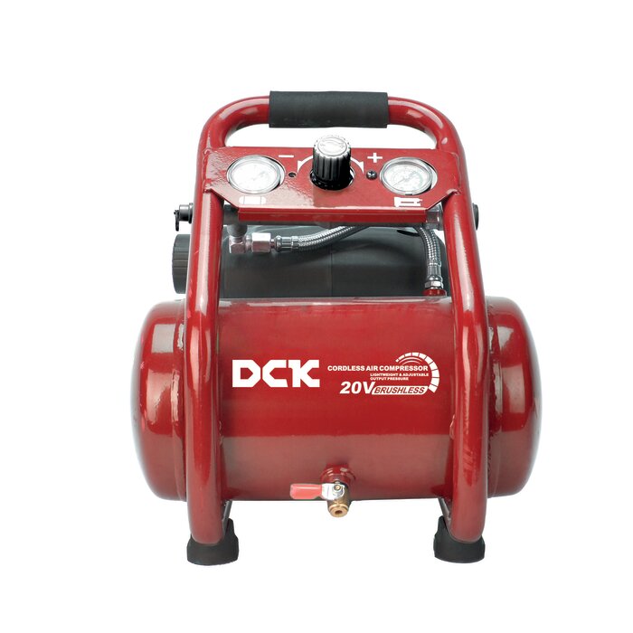 Compresseur d’air sans fil – DCK – 20 V – Moteur Brushless – Cuve 6 L – Sans batterie-2