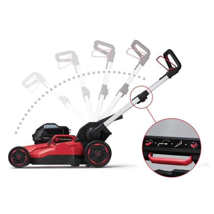 Tondeuse sans fil tractée - DCK - 58 V - Moteur Brushless-2