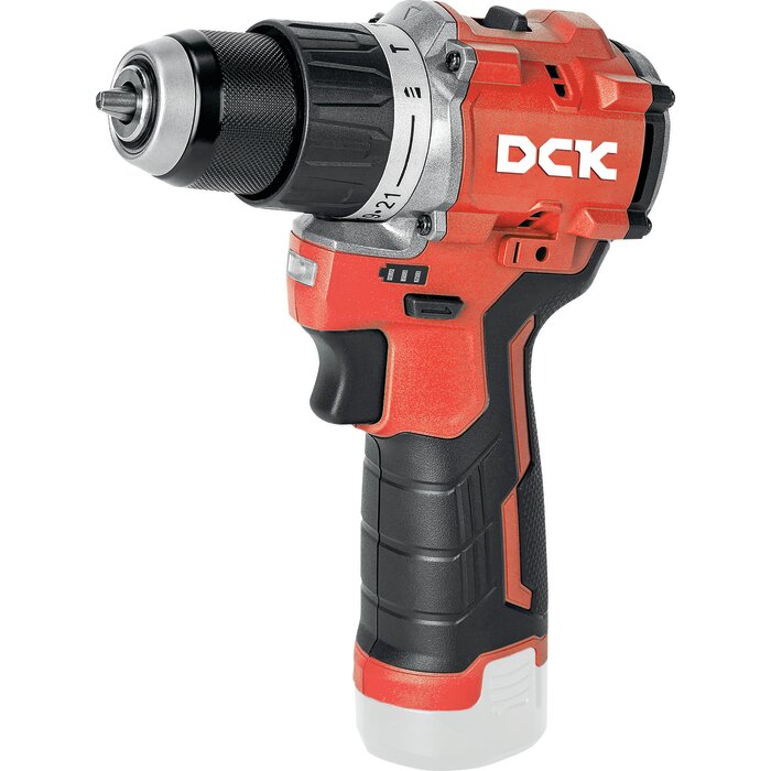 Perceuse-visseuse à percussion sans fil - DCK - 12 V - Sans batterie