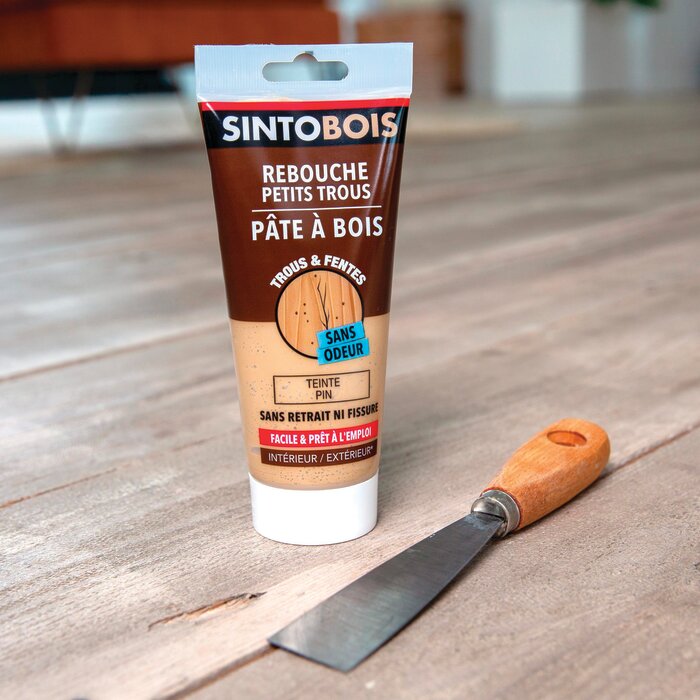 Rebouche imperfections - SINTO - Pâte à bois naturel - 80 g-2