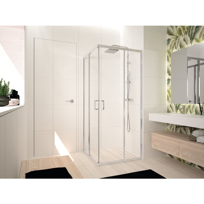 Paroi de douche - NOVELLINI - Ocean A - Double porte coulissante -1