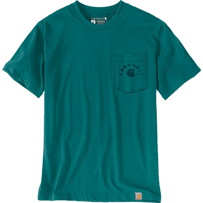 T-shirt de travail – CARHARTT - Manches courtes - Vert-1